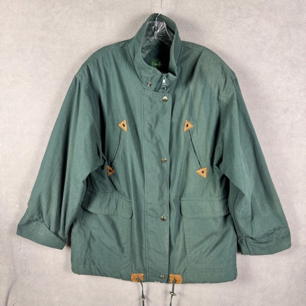 Hunt‎ Club Mens Medium Jacket Green Winter Coat Vintage Read!
